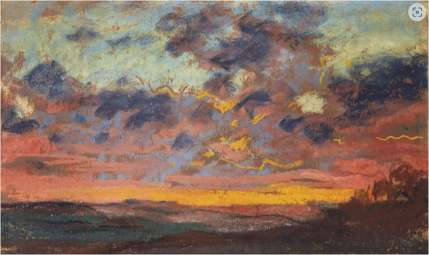 🌇 Puesta de sol – Claude Monet (alrededor de 1868)