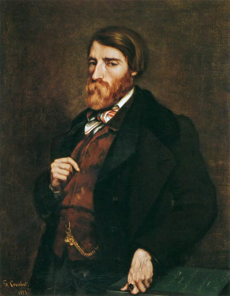 Retrato de Alfred Bruyas - Gustave Courbet