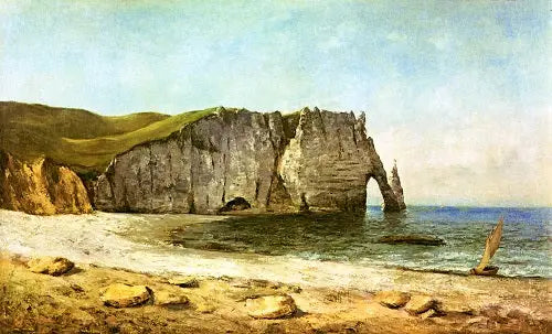 La Arca Marina de Étretat - Gustave Courbet