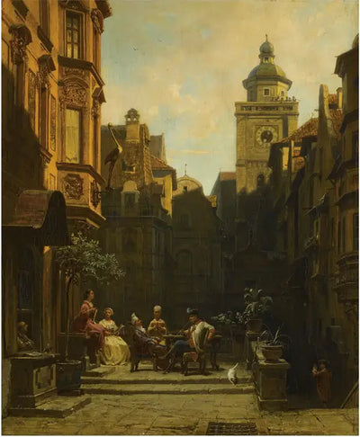 UN BON POTIN - Carl Spitzweg - Alpha Reproduction