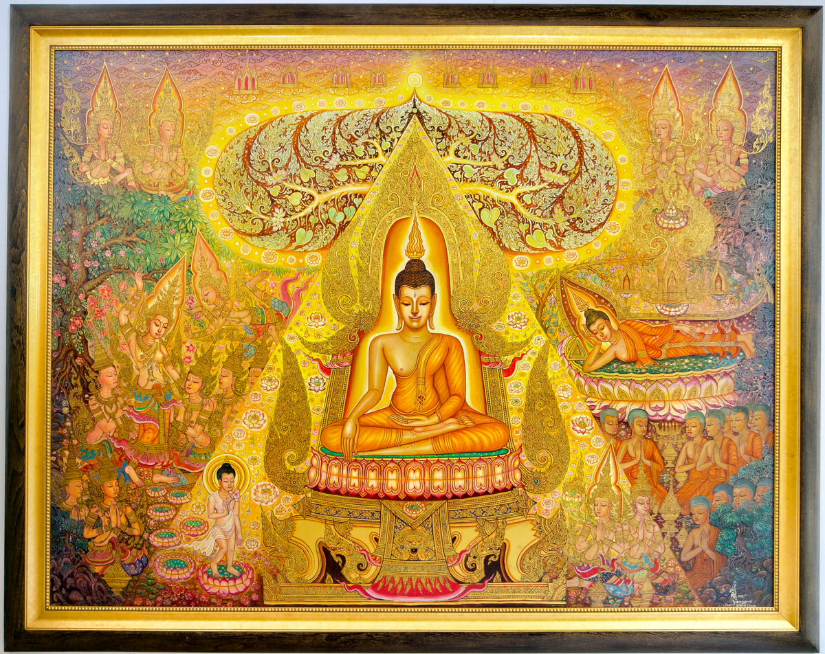La vida de Buda | 240 x 180 cm