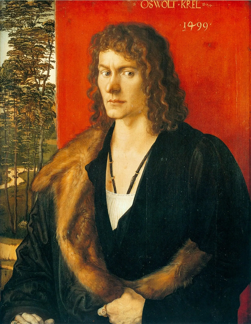 Retrato de Oswolt Krel: Oswolt Krel - Albrecht Dürer