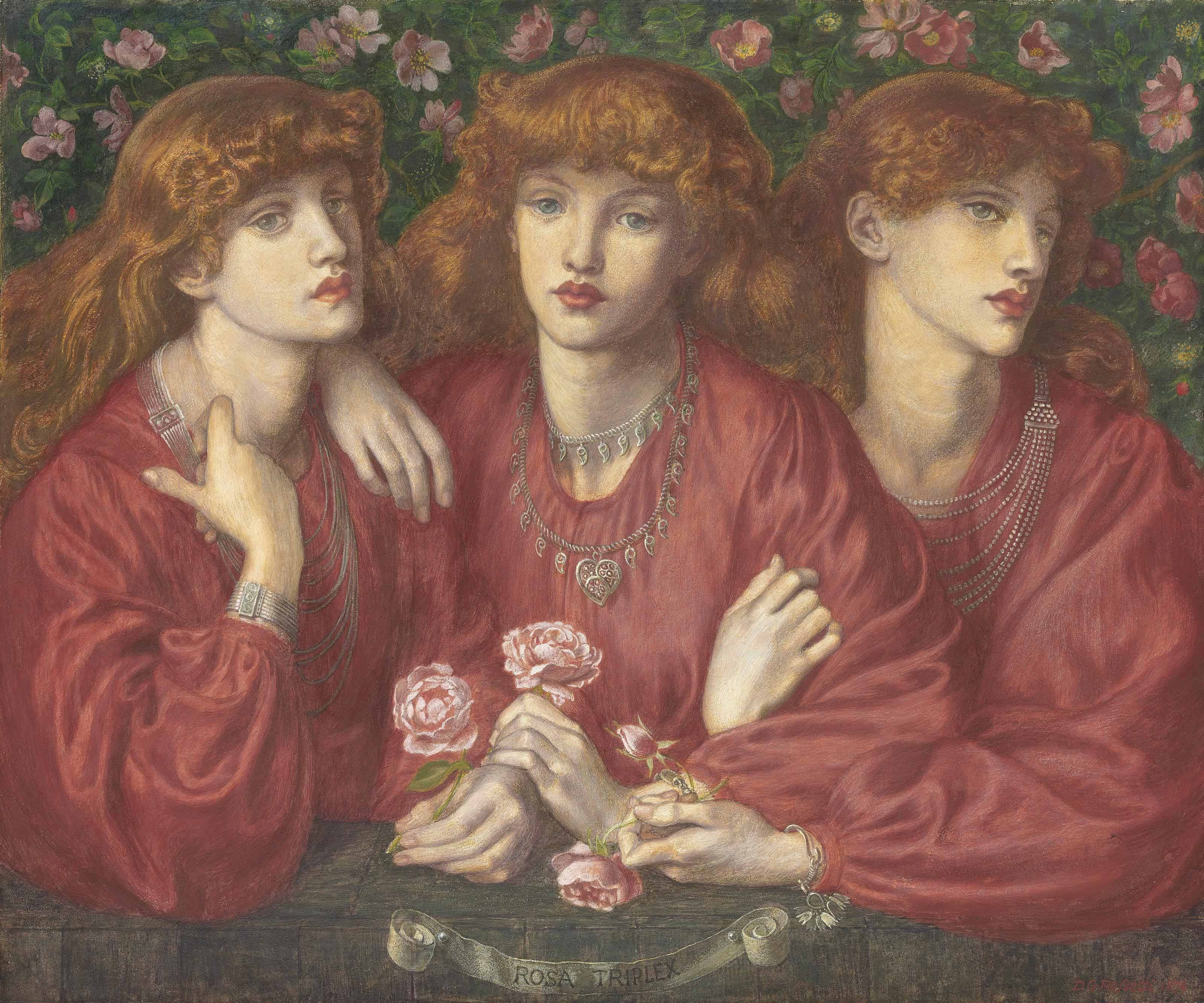 Rosa Triplex - Dante Gabriel Rossetti - Alpha Reproduction