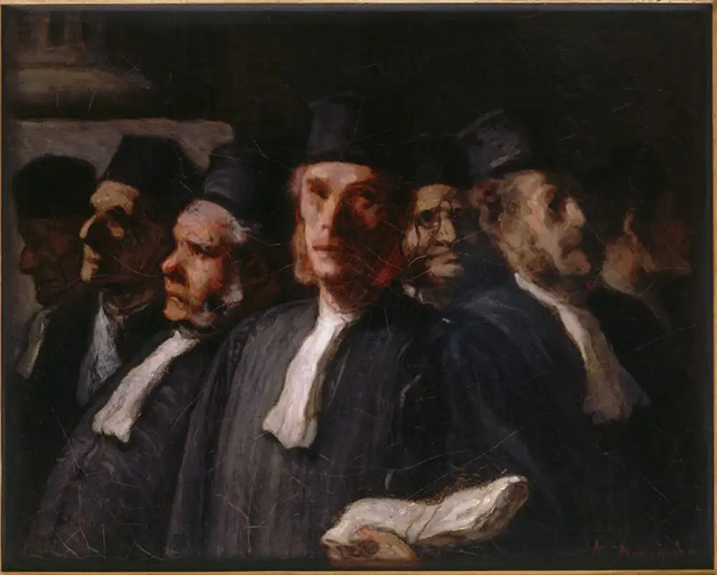 Los abogados - Honoré Daumier