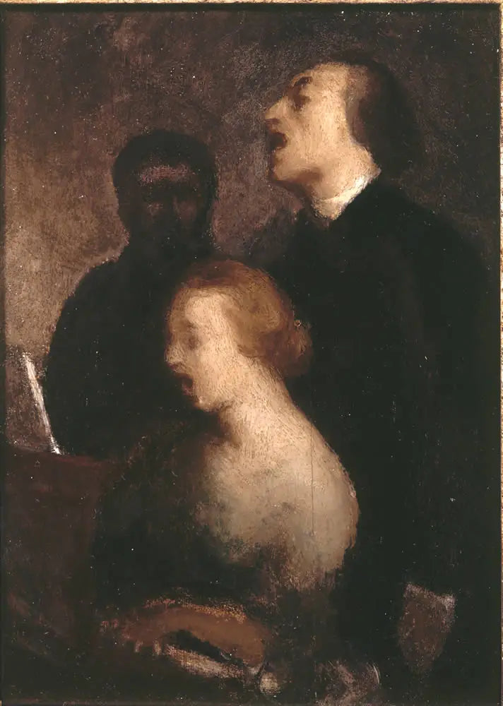 El Dúo - Honoré Daumier