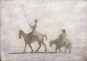 Don Quijote y Sancho Panza - Honoré Daumier
