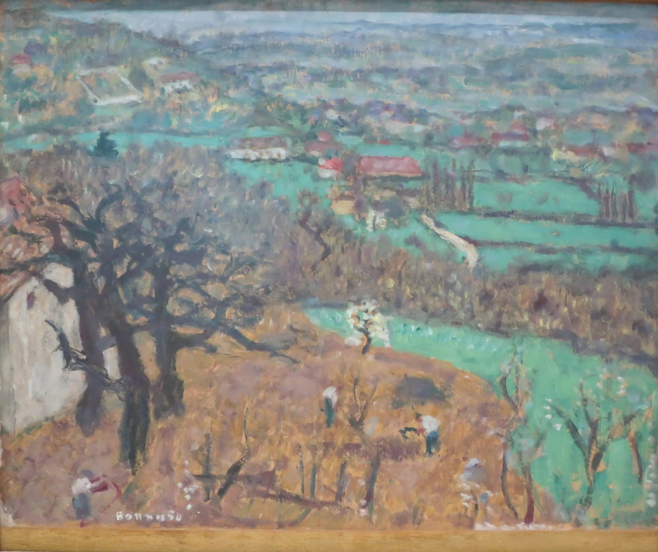 Reproduction du tableau « Paysage dauphinois - Pierre Bonnard » par Alpha Reproduction en peinture à l’huile