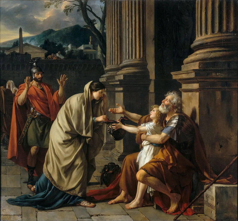 Belisario pidiendo limosna - Jacques-Louis David