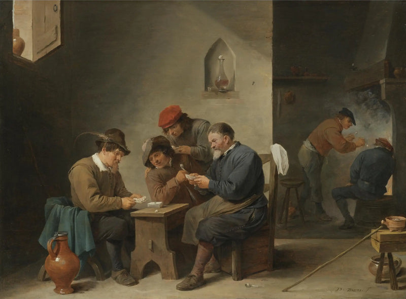 Jugadores de cartas - David Teniers el Joven