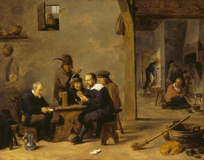 Los jugadores de cartas - David Teniers el Joven