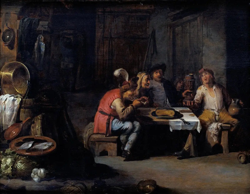 Interior de una cervecería - David Teniers el Joven