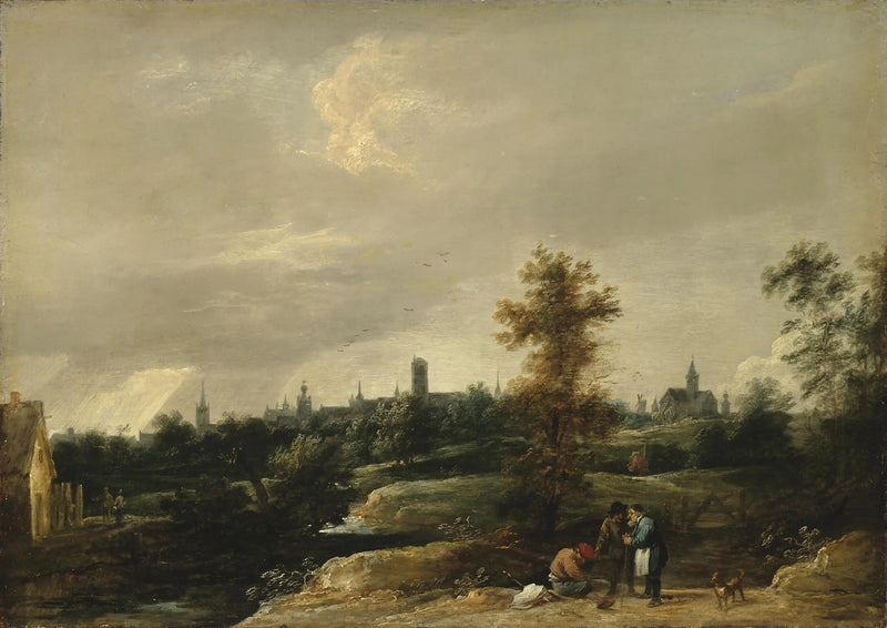 Vista de los alrededores de Bruselas - David Teniers el Joven