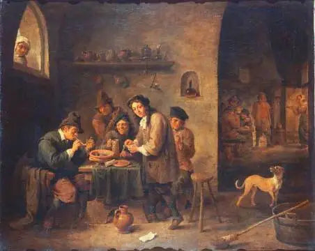 Escuela de fumadores - David Teniers el Joven