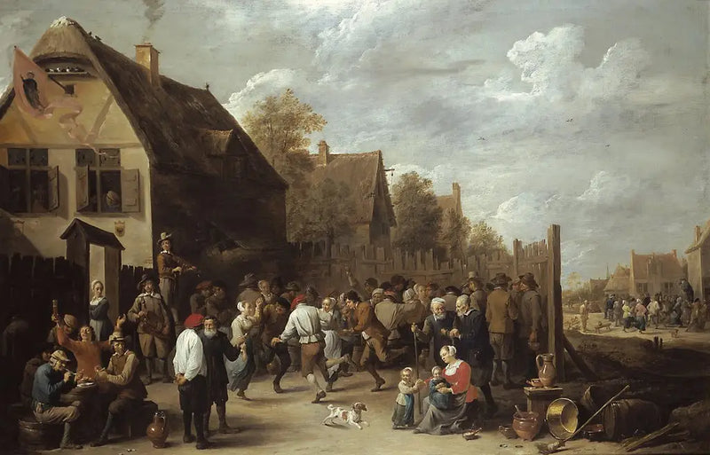 Feria del pueblo - David Teniers el Joven