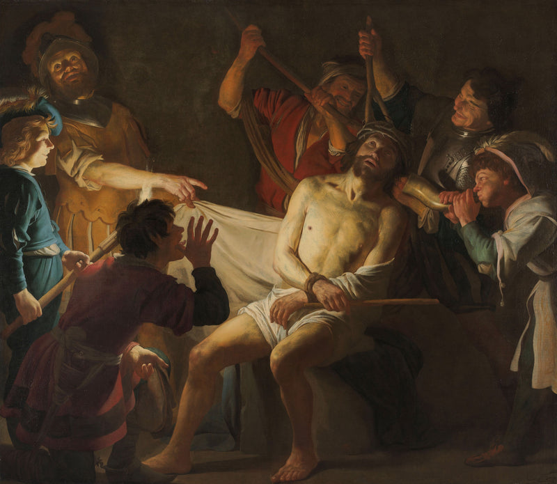 El Cristo coronado de espinas - Gerrit van Honthorst