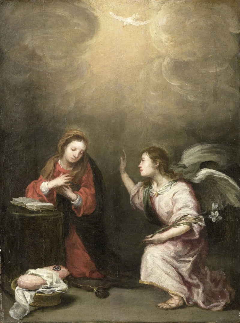 Anunciación a la Virgen - Bartolomé Esteban Murillo