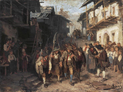 Le dernier contingent - Franz Defregger