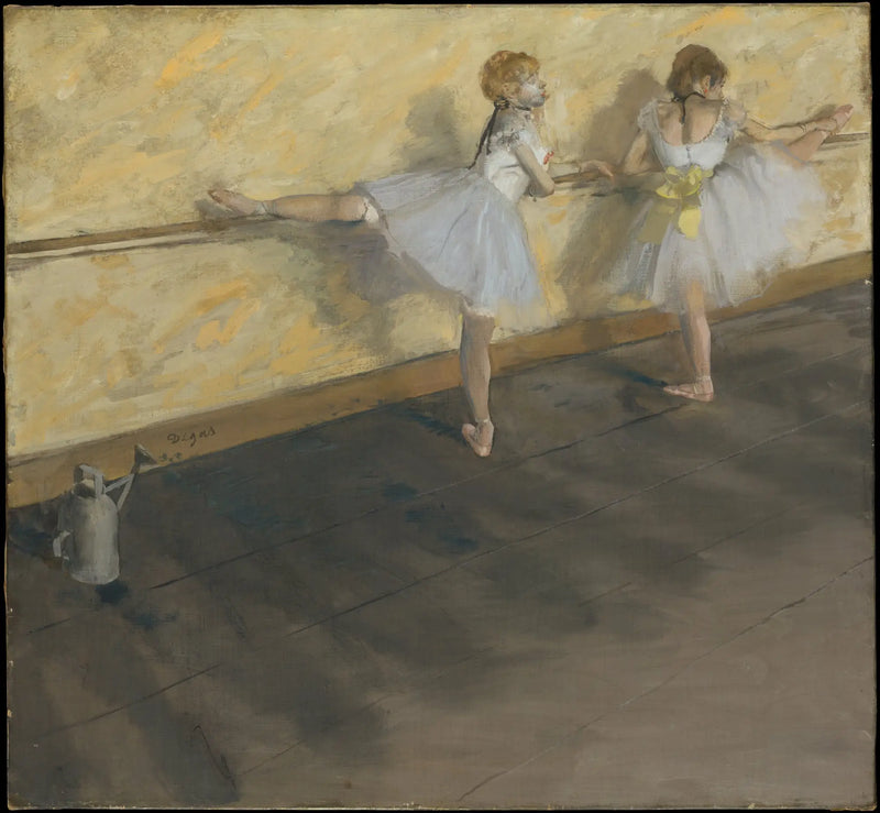 Bailarinas en la barra - Edgar Degas