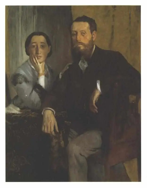 Edmondo y Thérèse Morbilli - Edgar Degas