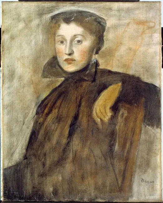 Retrato de una mujer - Edgar Degas