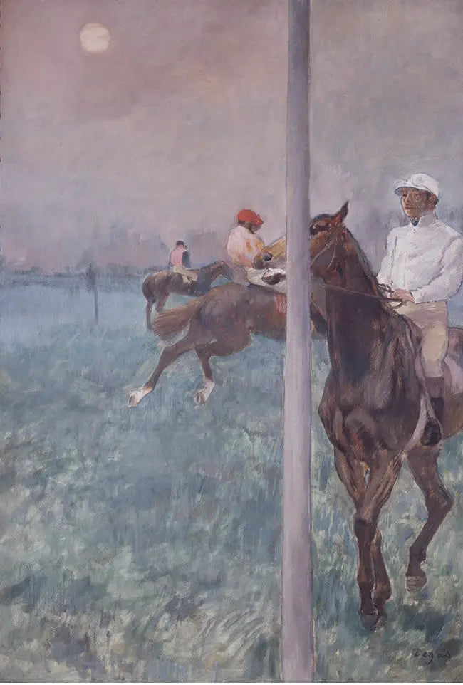 Jinetes antes de la carrera - Edgar Degas