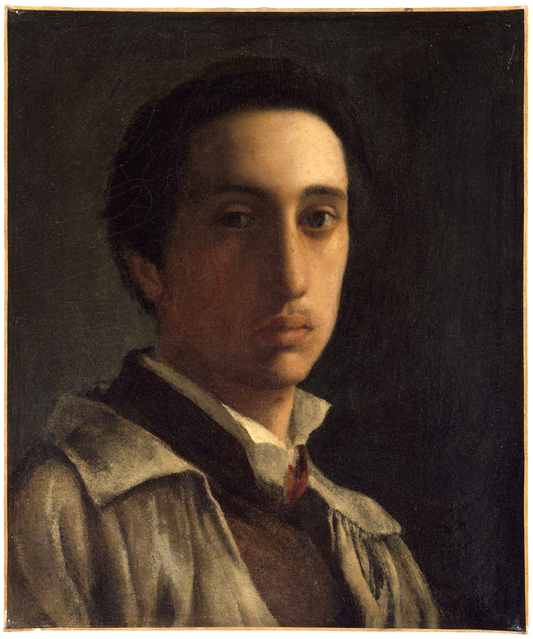 Reproduction du tableau « Autoportrait - Edgar Degas » par Alpha Reproduction en peinture à l’huile