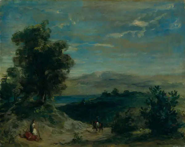 Paisaje de Marruecos - Eugène Delacroix