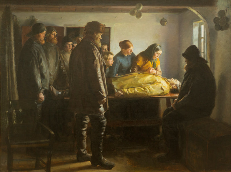 El pecador ahogado - Michael Peter Ancher
