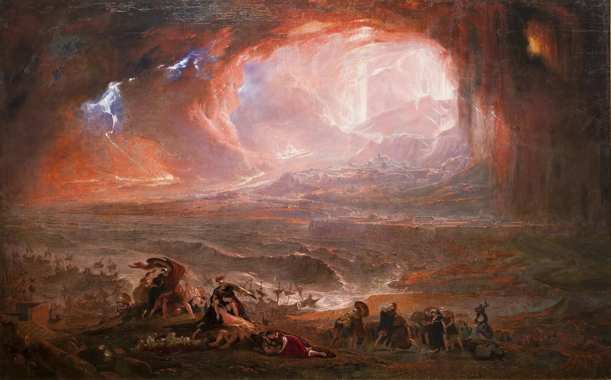 La Destruction de Pompéi et Herculanum - John Martin - Alpha Reproduction