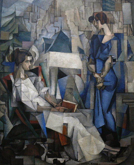Dos mujeres (Retrato de Angelina Beloff) – Diego Rivera (1914)