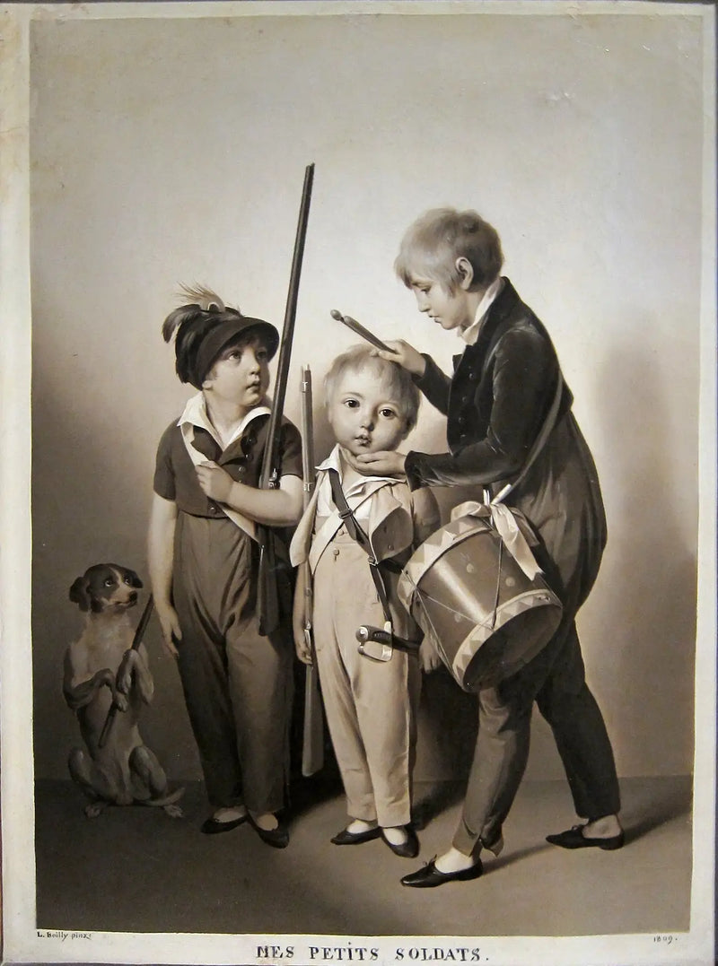 Mis pequeños soldados - Louis-Léopold Boilly