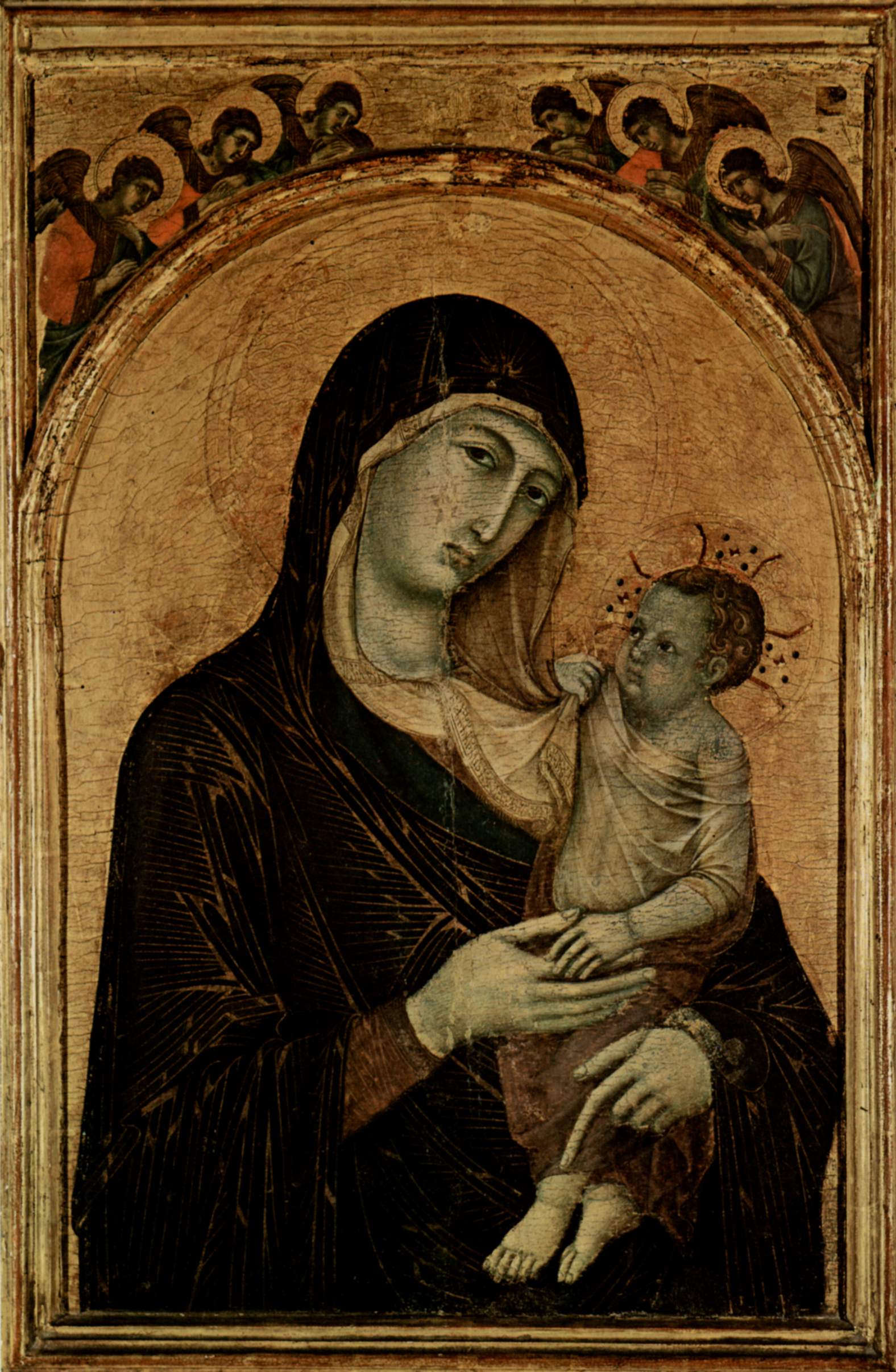 Vierge à l’Enfant et six Anges - Duccio di Buoninsegna - Alpha Reproduction