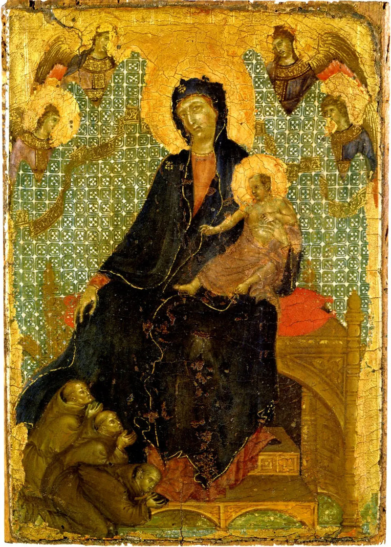 La Madonna de los Franciscanos - Duccio di Buoninsegna