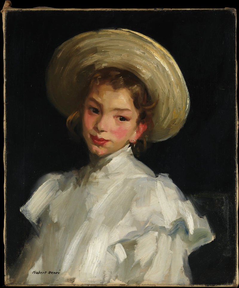 Chica holandesa en blanco - Robert Henri