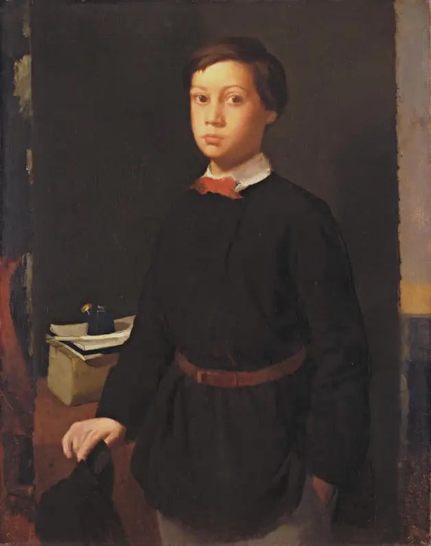 René de Gas con el tintero - Edgar Degas