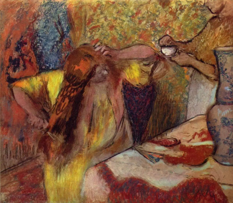 Mujer en la toilette - Edgar Degas