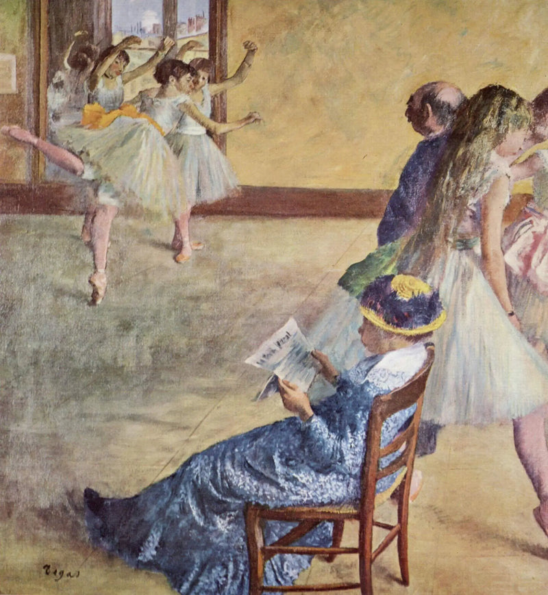 La clase de ballet - Edgar Degas