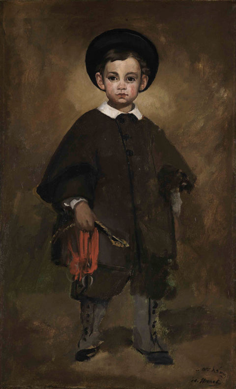Reproduction du tableau « Le Petit Lange - Édouard Manet » par Alpha Reproduction en peinture à l’huile