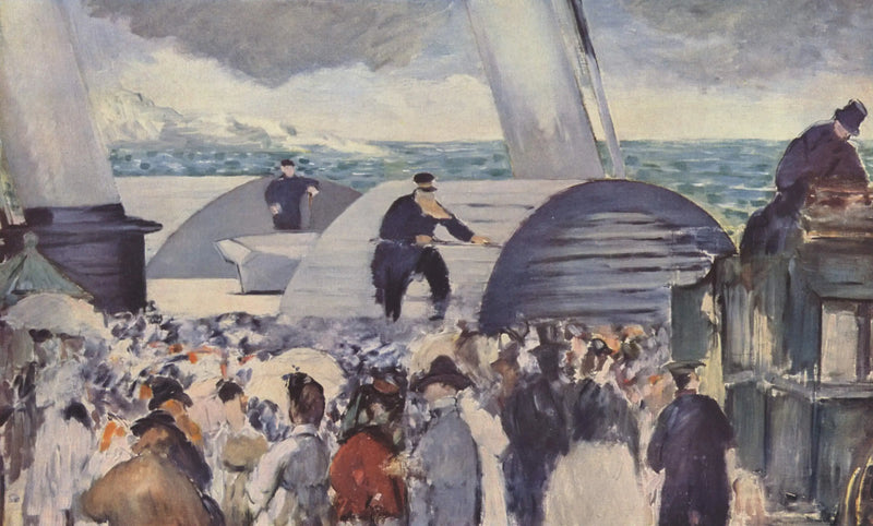 La partida del vapor de Folkstone - Édouard Manet