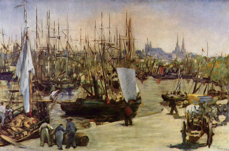 El puerto de Burdeos - Édouard Manet