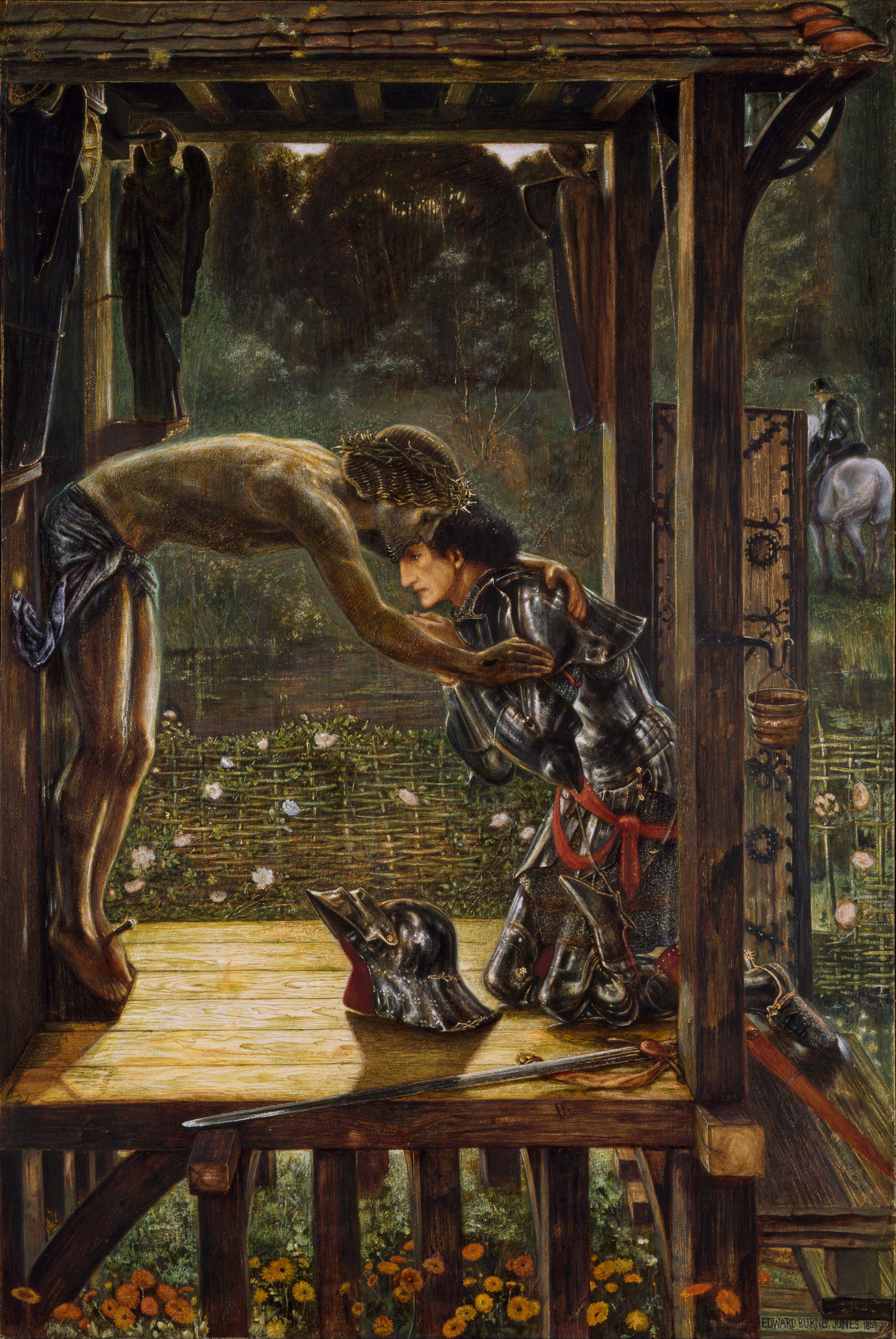 Le Chevalier miséricordieux - Edward Burne-Jones - Alpha Reproduction