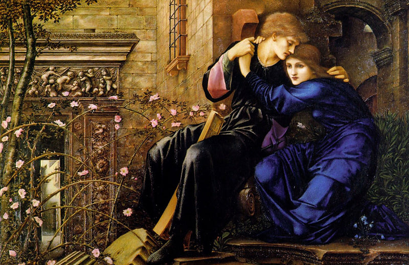 El amor entre las ruinas - Edward Burne-Jones