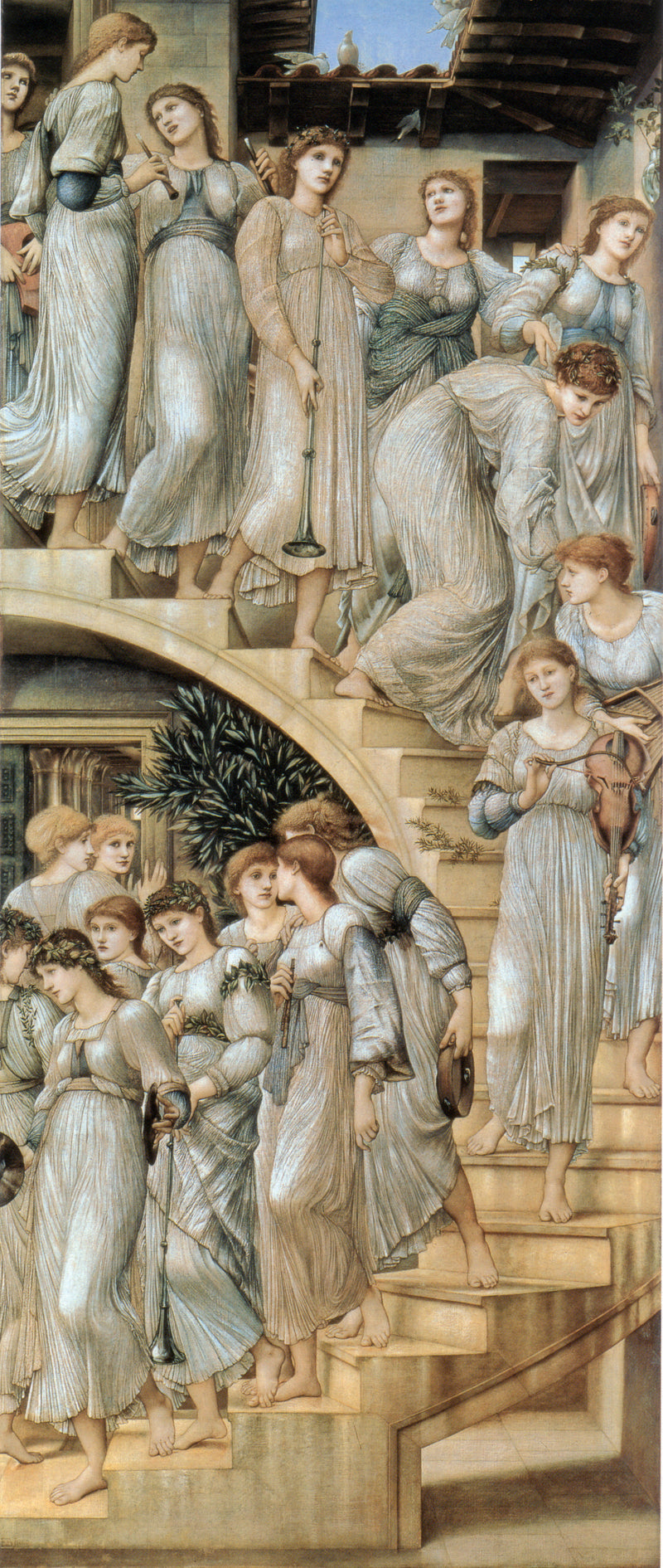 La escalera de oro - Edward Burne-Jones