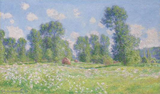 🌸 Efecto de primavera en Giverny – Claude Monet (1890)