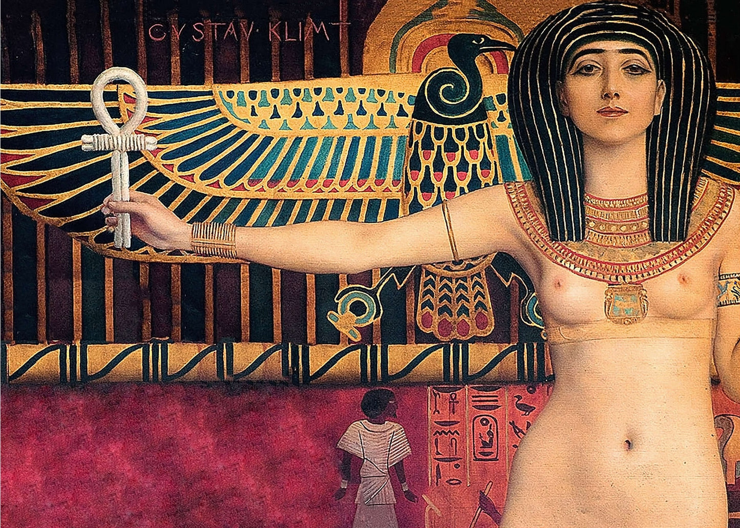 🏺 Egipto Antiguo – Isis – Gustav Klimt (alrededor de 1890-1891)