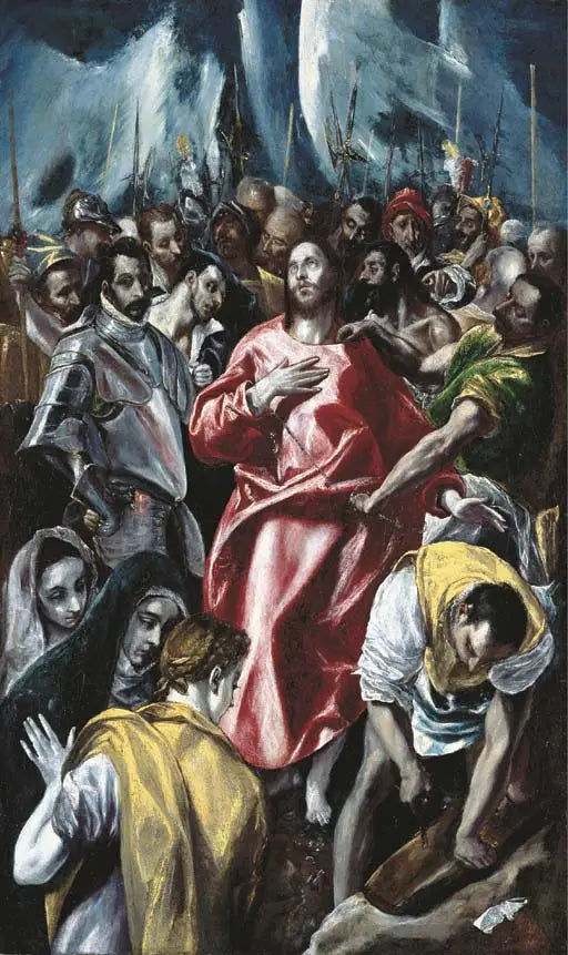 El desvestimiento de Cristo - El Greco