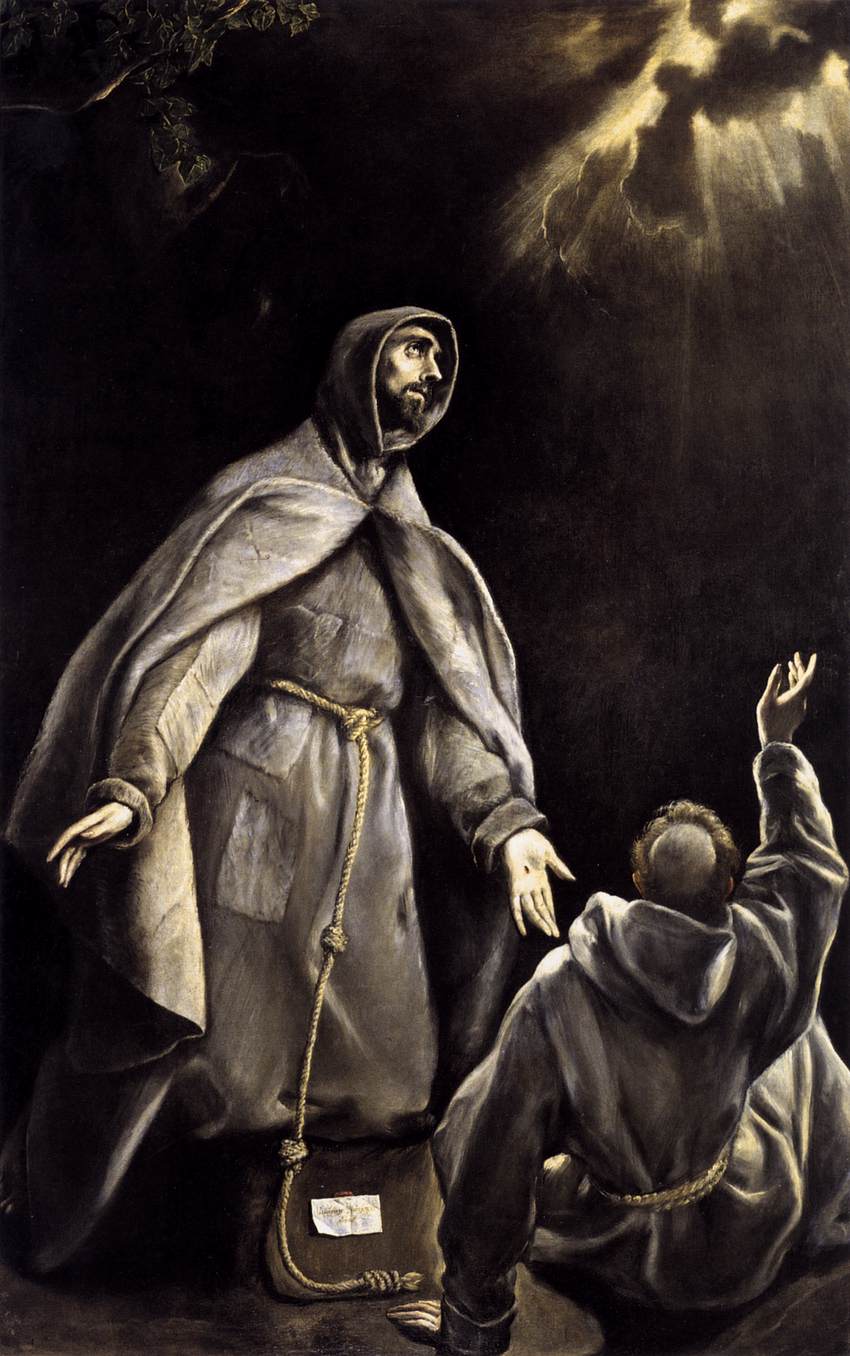 La vision de la torche enflammée de saint François - El Greco - Alpha Reproduction
