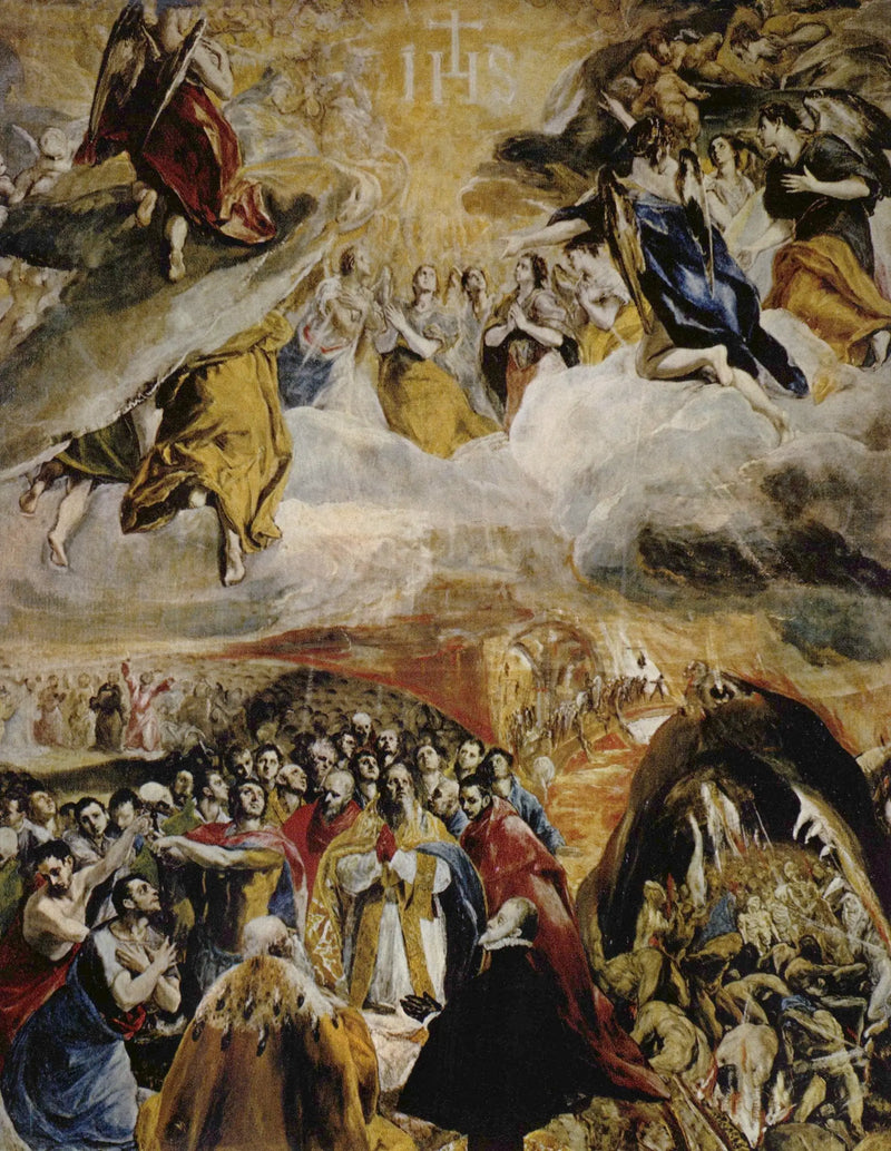 La adoración del nombre de Jesús - El Greco