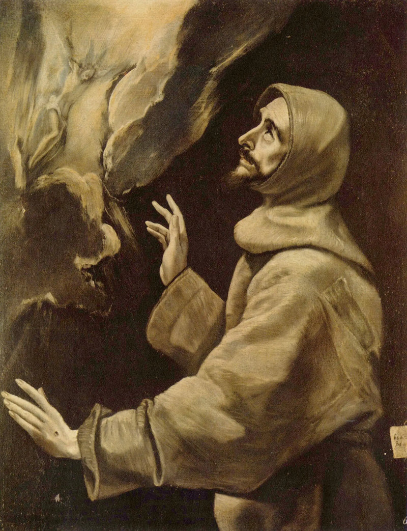 San Francisco recibiendo los estigmas - El Greco