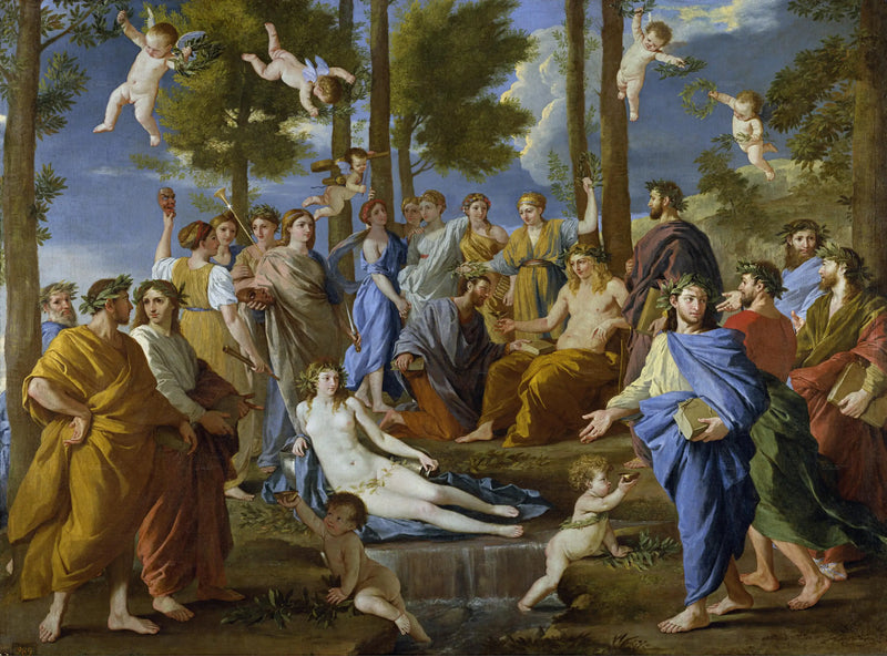 El Parnaso - Nicolas Poussin